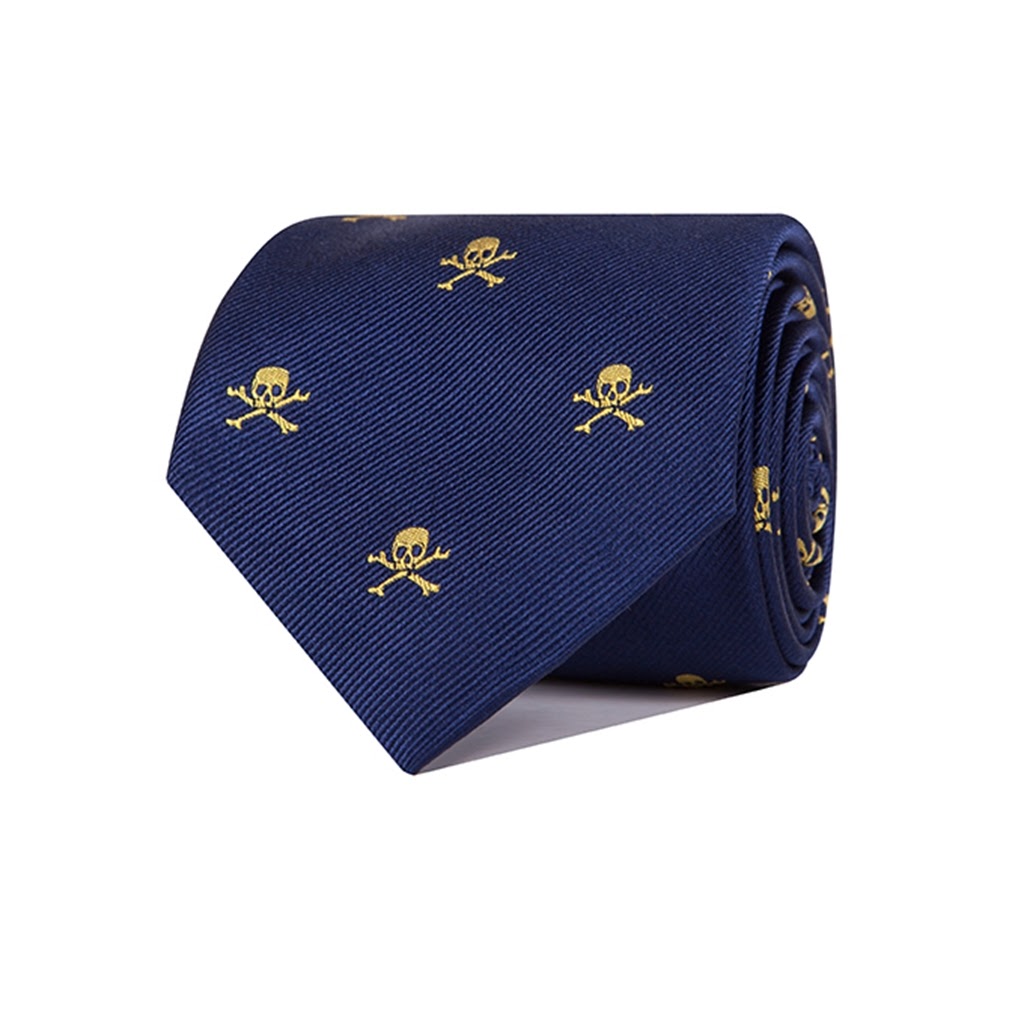 Corbata azul cufflinks, silk ties and braces online shop.