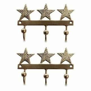 Brass star-shaped hook
