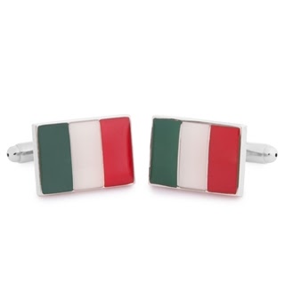ITALIAN FLAG CUFFLINKS
