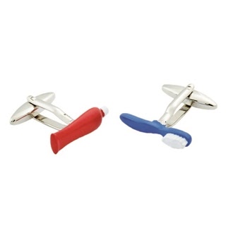 PASTE AND TOOTHPASTE CUFFLINKS