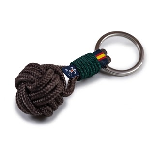 BROWN  KEYRING