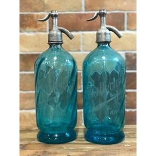 Pareja de Sifones Color Verdoso Marcel Bertrand Sarras - 000132