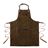 AM-547TOB-C · Delantal Nº 547 – Cuero flor y lona encerada. Tabaco · Marrón · 89,90€