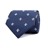CBT-26806-104 · Cravatta Fleur de lis blu scuro e bianco · Bianco e Blu marina · 35,00€