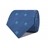 CBT-3001-08 · Cravatta seta con fiore di lis · Blu e Turchese · 19,90€