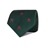 CBT-3003-11 · Cravatta di seta verde con grandi teschi · Verde e Rosso · 39,90€