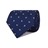 CBT-3012-1 · Cravatta tinto in filo con foglie · Blu · 19,90€