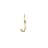 CO00415BR-1J · Ciondolo Lettera J con catena · Oro · 9,90€