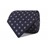 CST-PO-6011-01 · Cravatta seta blu con quadri · Bianco e Blu marina · 19,90€