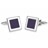 E018-22 · Enamel cufflinks · Purple · 9.90€
