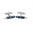 F019-01 · Boutons de manchette plume bleu marine · Bleue marine · 19,90€