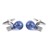 F026 · Boutons de manchette ampoule bleue · Bleu · 23,90€