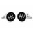 F033-N · Gearshift cufflinks · Black · 16.90€
