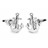F063-NEW · Big anchor cufflinks · Silver · 19.90€