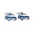 F075-03 · Light blue mini car cufflinks · Sky blue · 17.90€