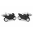 F078-00 · Cufflinks racing motorbike in black · Black · 17.90€