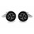 F113-00 · Justice balance cufflinks · Black · 18.90€