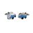 F161-03 · Pale blue vw van cufflinks · Sky blue · 23.90€