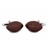 F217-N · Rugby ball cufflinks · Dark brown · 23.90€