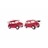 F307-10 · Boutons de manchette voiture cinquecento rouge · Rouge · 18,90€