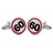 F415-60 · Cufflinks featuring number 60 · Silver · 19.90€