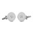 F428-NEW · Gemelli da polso con forma di bottone · Argento · 19,90€