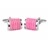 K001-09 · Cord cufflinks · Pink · 8.99€