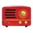 MZMW2AI-RJ · Mini Altavoz Bluetooth con Radio Mod. Alvin de Muzen · Rojo · 139,90€