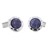 OX-56009-RS · Stone cufflinks · Blue And Silver · 49.90€