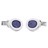 OX-56032-RS · Stone cufflinks · Blue And Silver · 59.00€
