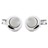 OX-56186-RN · Stone cufflinks · Silver And White · 59.00€