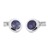 OX-56186-RS · Stone cufflinks · Blue And Silver · 24.90€