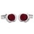 OX-56187-RCOR · Stone cufflinks · Red And Silver · 24.90€