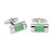 P006-06 · Stone cufflinks · Light green · 9.90€