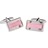 P013-08 · Stone cufflinks · Pink · 9.90€