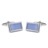 P017-03 · Boutons de manchette pierre · Bleu · 19,90€