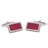 P017-10 · Stone cufflinks · Red · 19.90€