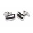 P029-ONYX · Stone cufflinks · Black And Silver · 19.90€