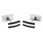 P113 · Stone rectangular cufflinks · Black And White · 17.90€