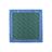 PBS-07253-04 · Pañuelo de bolsillo con diseño barroco y borde azul claro · Verde y Azulon · 24,90€