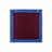 PBS-07255-10 · Fazzoletto da taschino con motivo circolare su sfondo blu e bordo rosso · Blu e Rosso · 24,90€