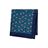 PBS-2102-03 · Fazzoletto da taschino in cashmere blu con bordo blu scuro · Blu · 24,90€