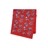PBS-2114-10 · Fazzoletto da taschino in seta rossa con fiori · Rosso e Celeste · 19,90€