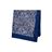 PBS-2119-14 · Fazzoletto da taschino marrone cashmire con bordo blu · Marrone e Blu marina · 24,90€