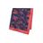 PBS-231102-08 · Pochette en soie cachemire avec bordure rose · Bleu et Couleur un carmin · 19,90€