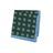 PBS-231103-04 · Fazzoletto da taschino in cachemire con bordo blu cielo · Verde e Celeste · 19,90€
