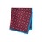 PBS-CP2107-02 · Silk pocket square burgundy with squares · Blue And Burgundy · 19.90€
