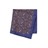 PBS-TS2111-02 · Pañuelo de bolsillo azulón de seda cachemire · Mostaza y Azulon · 19,90€