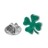 PIN-23-NEW · Four leaf colver lapel pin · Green · 9.50€