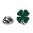 PIN-23 · Four leaf colver lapel pin · Green · 9.50€